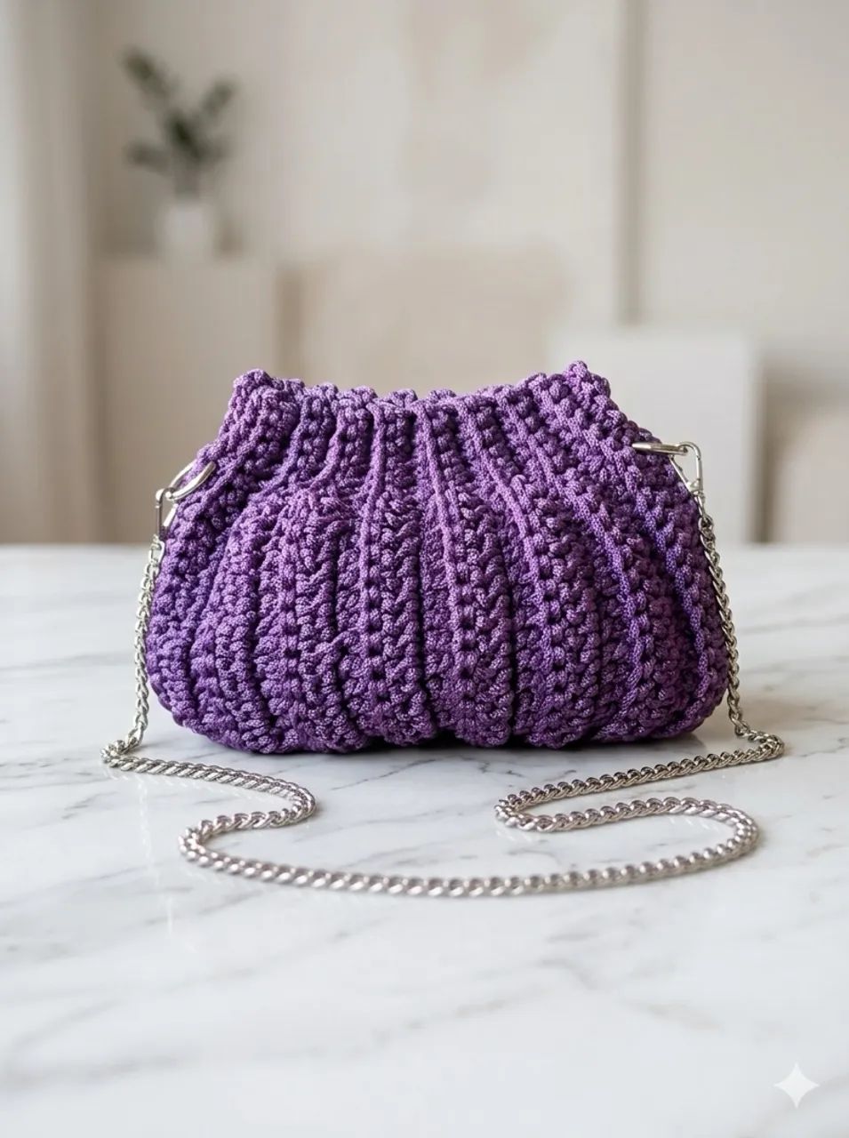 Bolsa de crochê  - Foto 4