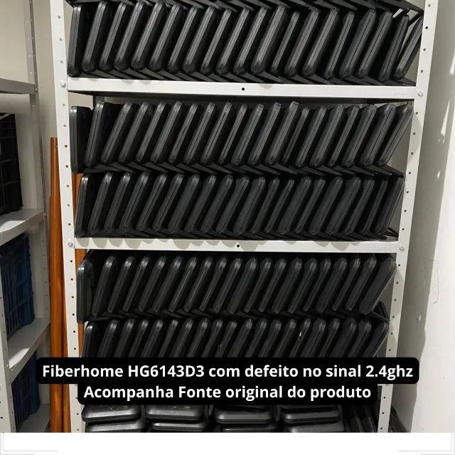 Kit 50 Fiberhome HG6143D3 com defeito no 2.4ghz - Foto 3