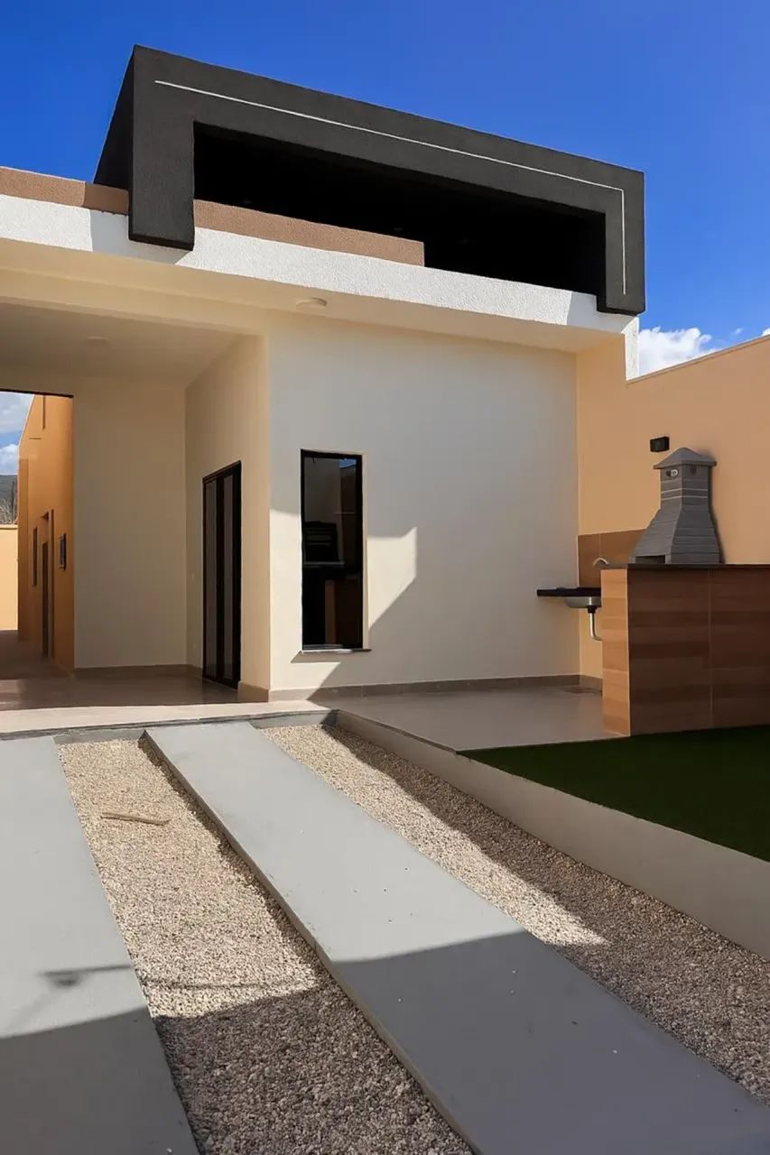 Casa para venda possui 83 metros quadrados com 2 quartos