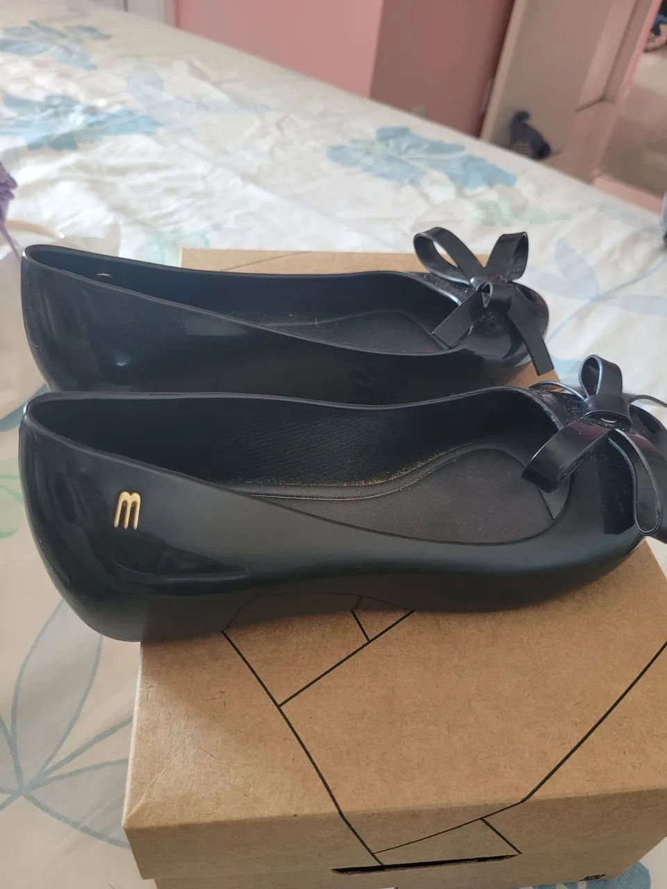 Sapatilha  melissa ultragirl bow preta 