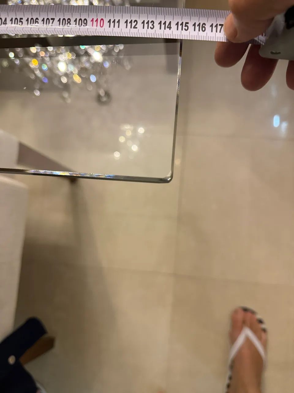 Tampo de mesa em Vidro Temperado (10mm) - Foto 5