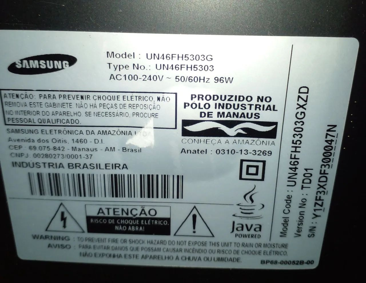TV Samsung 46" - Foto 2
