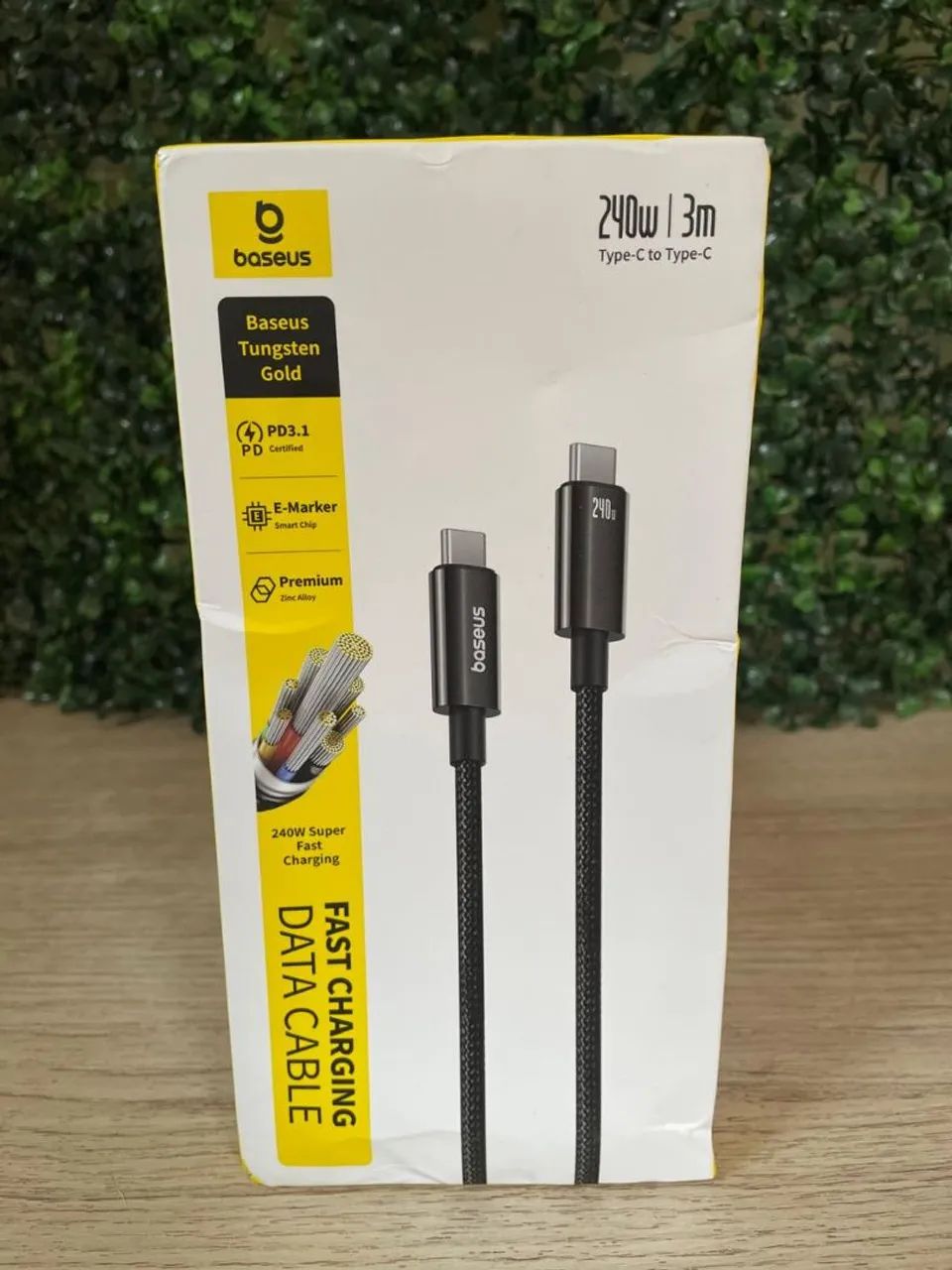 Cabo tipo C Baseus 240W 3M 