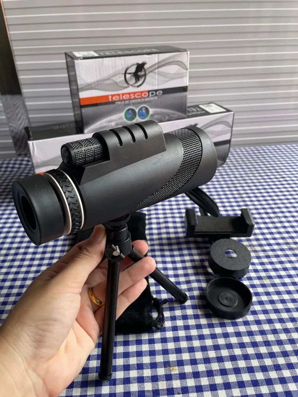 Monóculo Profissional com Tripé + Suporte para Celular - Foto 3