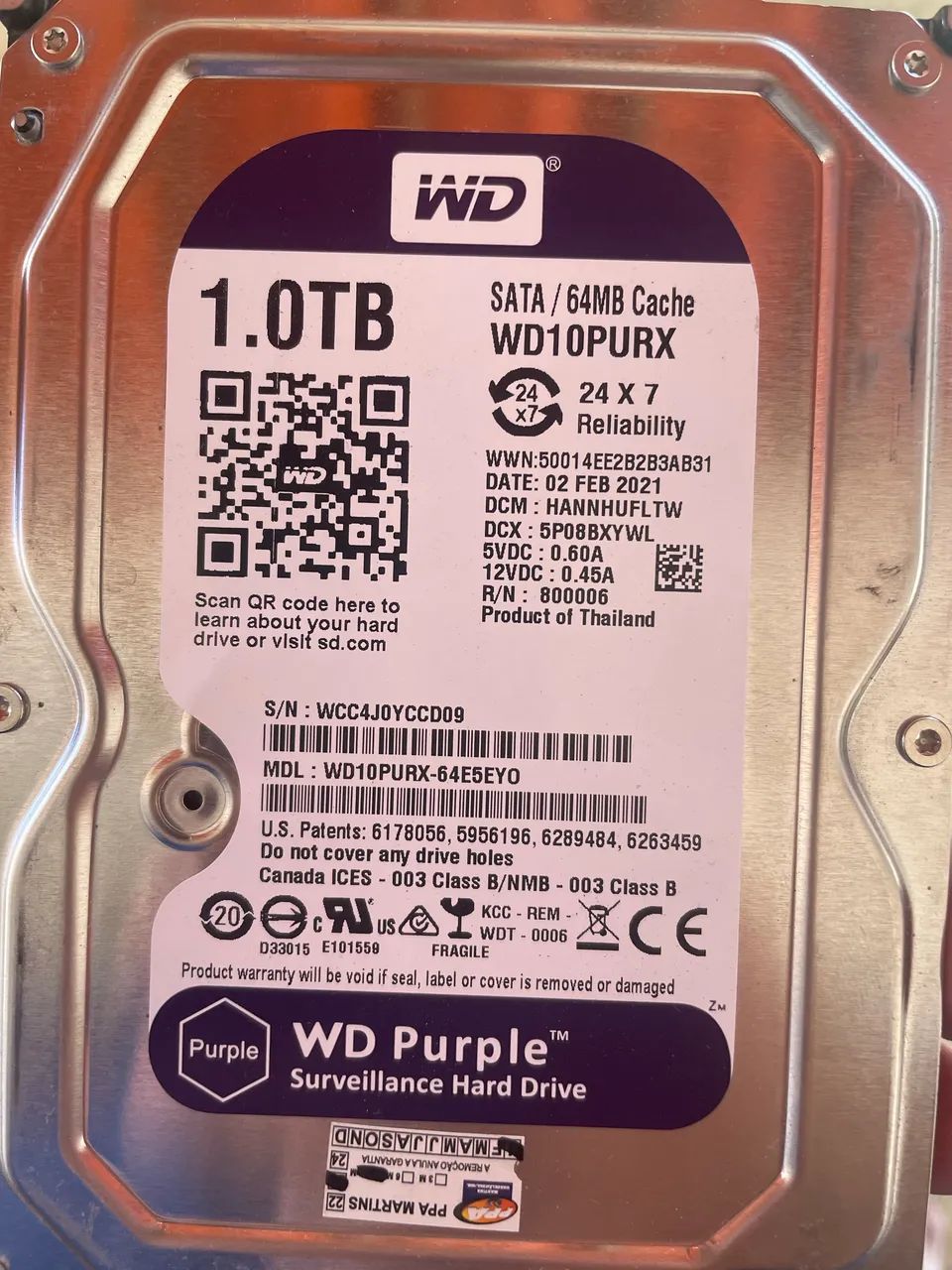 HD CFTV 1TB