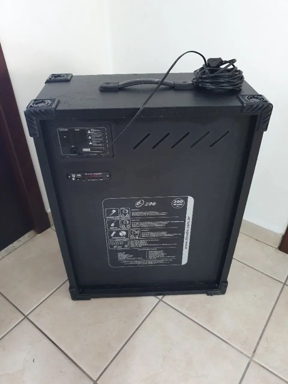 CAIXA AMPLIFICADA LL AUDIO 200, COM BLUETOOTH, FM, MP3, USB, ETC... - Foto 2