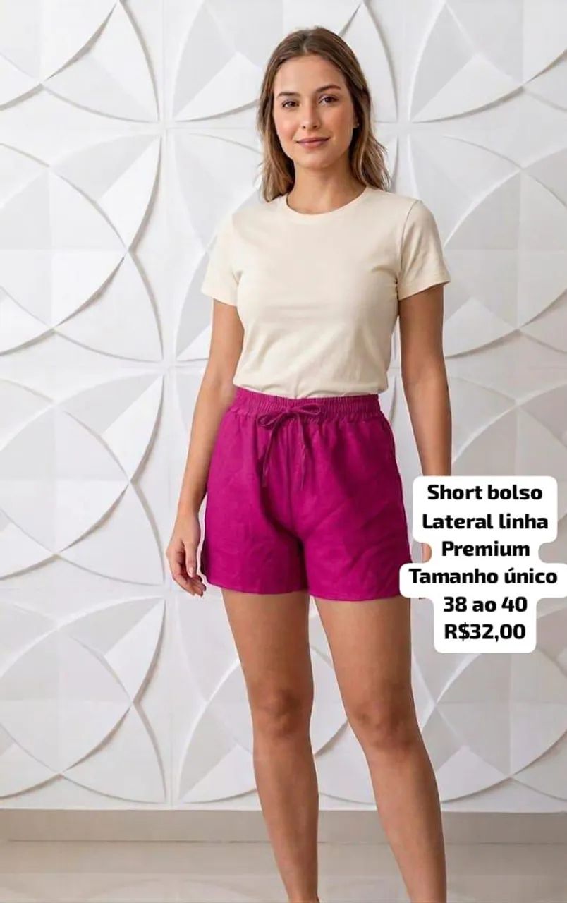 Short feminino linha premium  - Foto 5