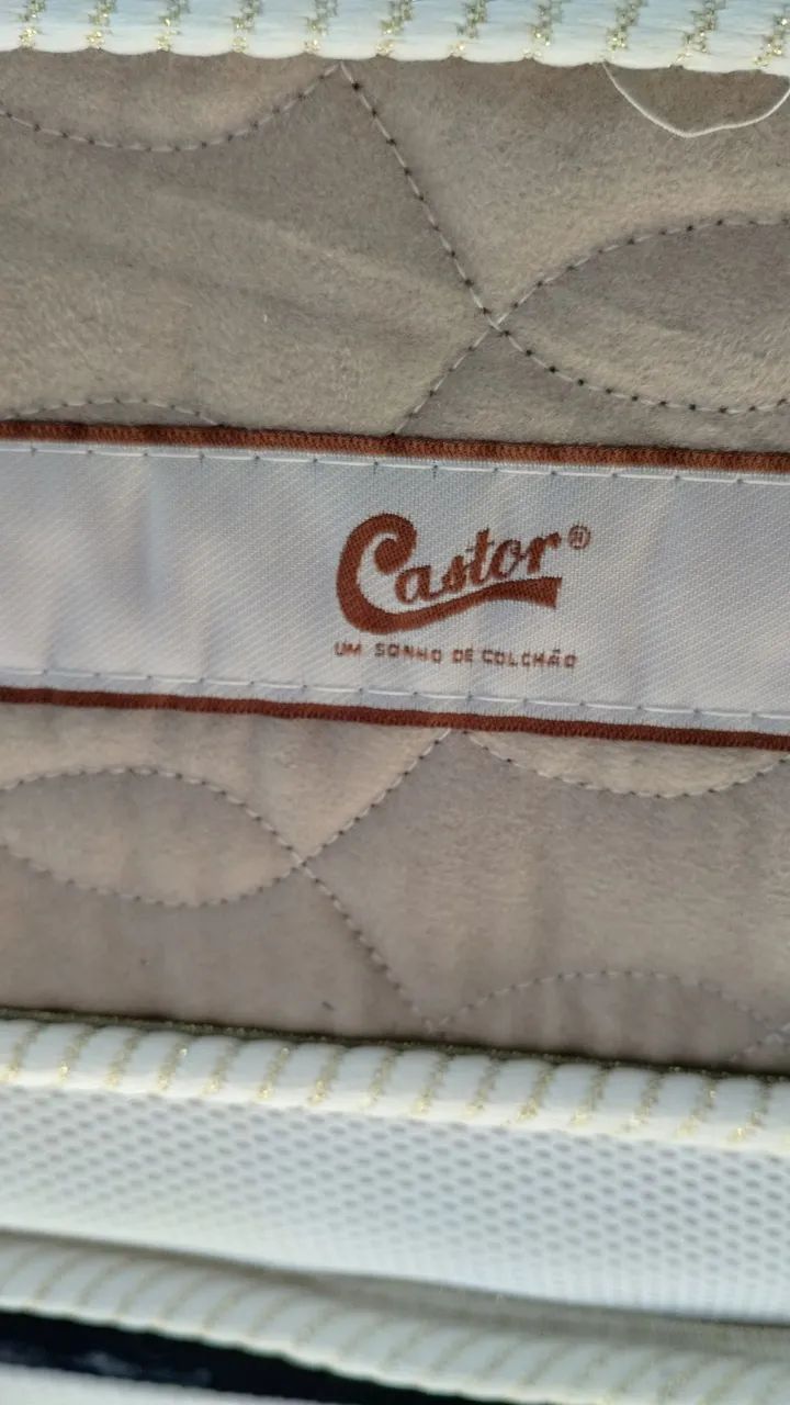Cama box queen Castor Double Face Pró espuma Molas  - Foto 3