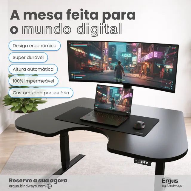 Mesa ergonômica profissional digital - Foto 2