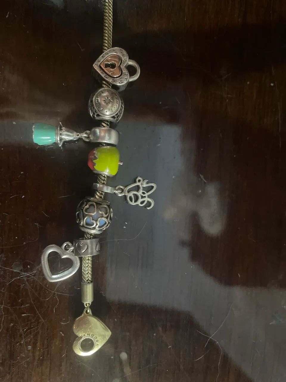 Pulseira banhada em ouro Pandora