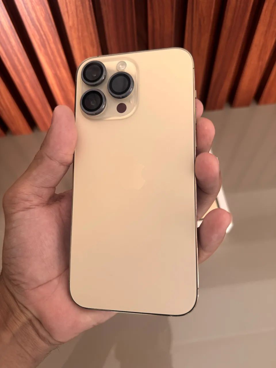 Iphone 14 Pro Max 256gb Gold Impecável - Celulares e Smartphones