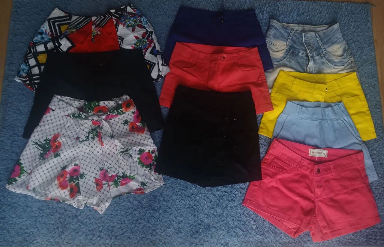 Lote de saias e shorts - Foto 5