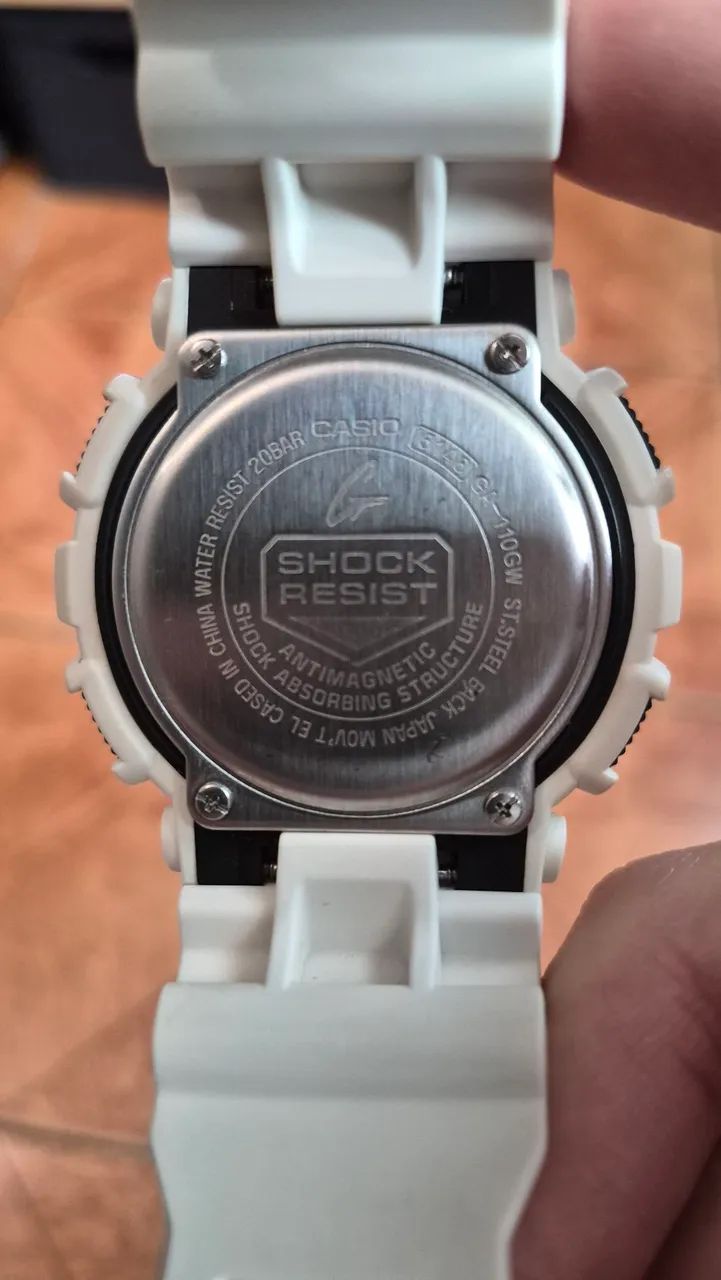 Casio G-Shock GA-110GW Original Branco - Foto 4