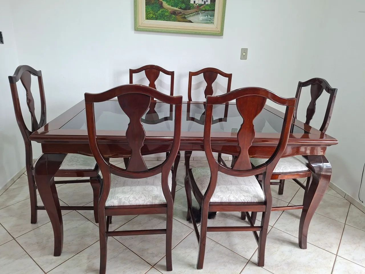 Vendo linda mesa de madeira maciça  - Foto 2