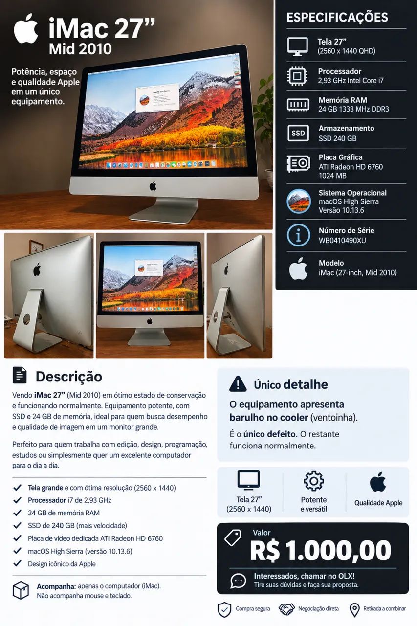 imac 2010 27