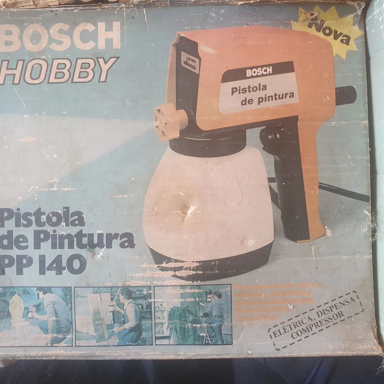 Pistola de pintura PP 140. Bosch Hoobby. automa