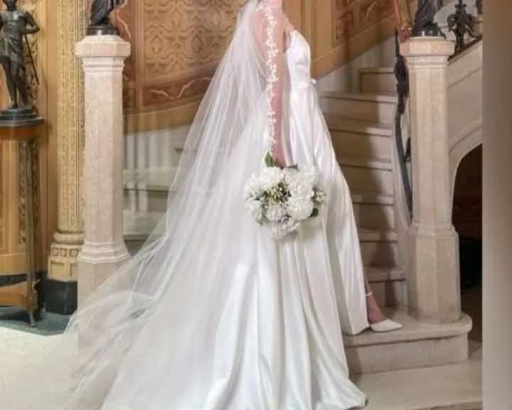 VESTIDO CETIM NOIVA