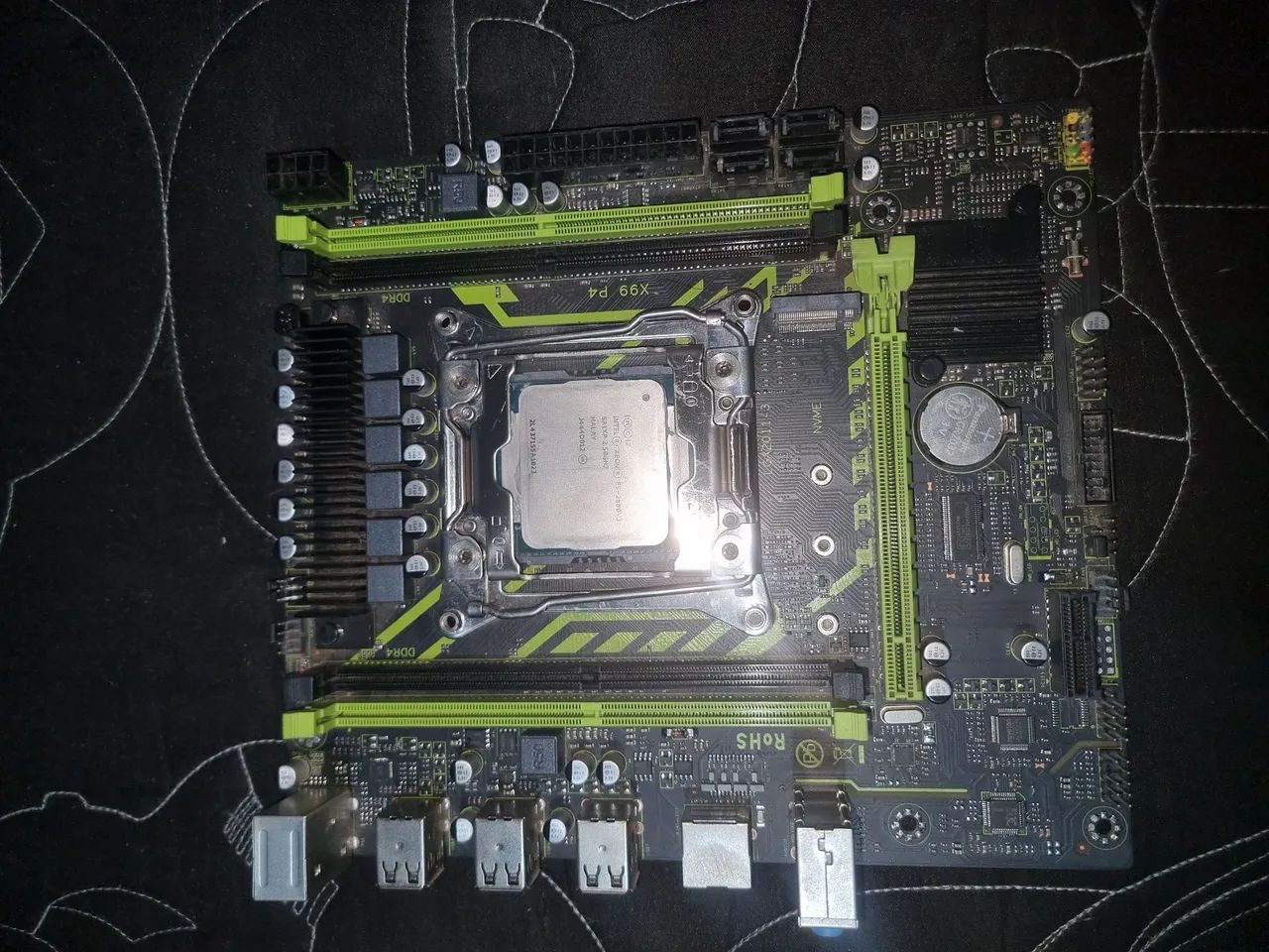 Placa mãe x99 p4 + Xeon E5 2680v3