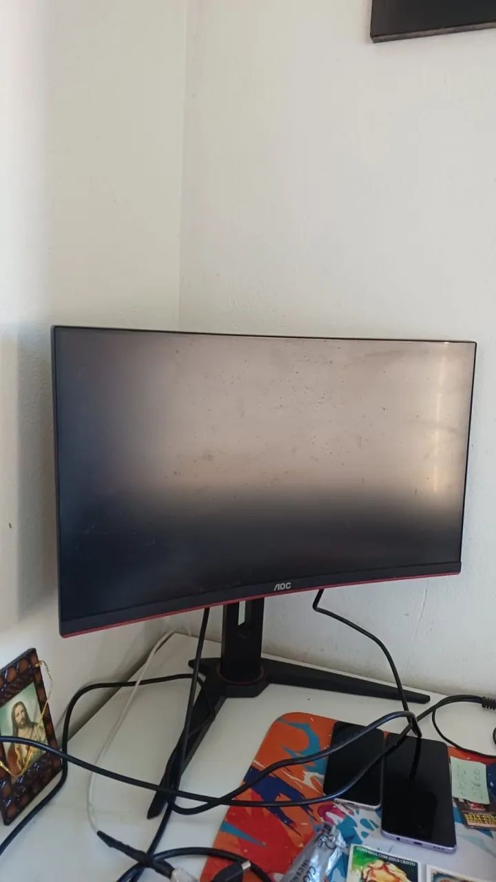 Monitor AOC 24 polegadas curvo 144hz