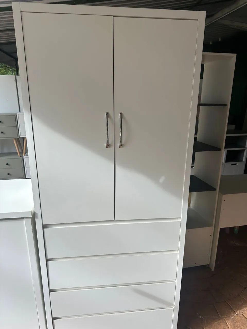 Guarda roupa solteiro 100% MDF  - Foto 2