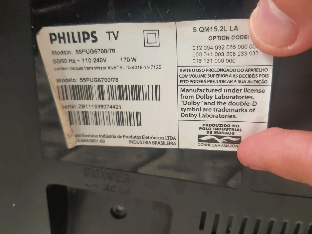 TV 55 polegadas Philips - Foto 2