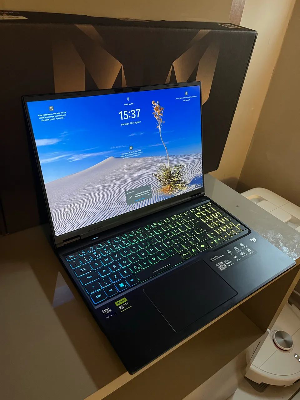 Notebook Gamer Predator, Ultra 7 255Hx + RTX 5070 com NF e Garantia até Abril/2027 - Foto 2