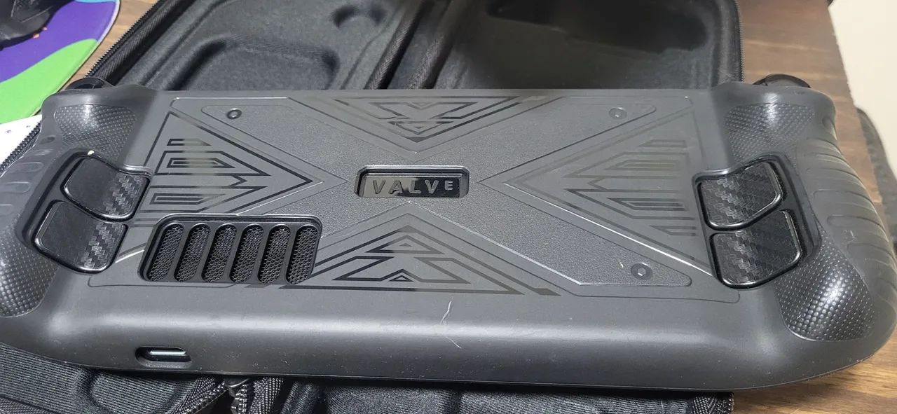 Steam Deck 64gb LCD + 500GB SD + capa protetora - Consoles de