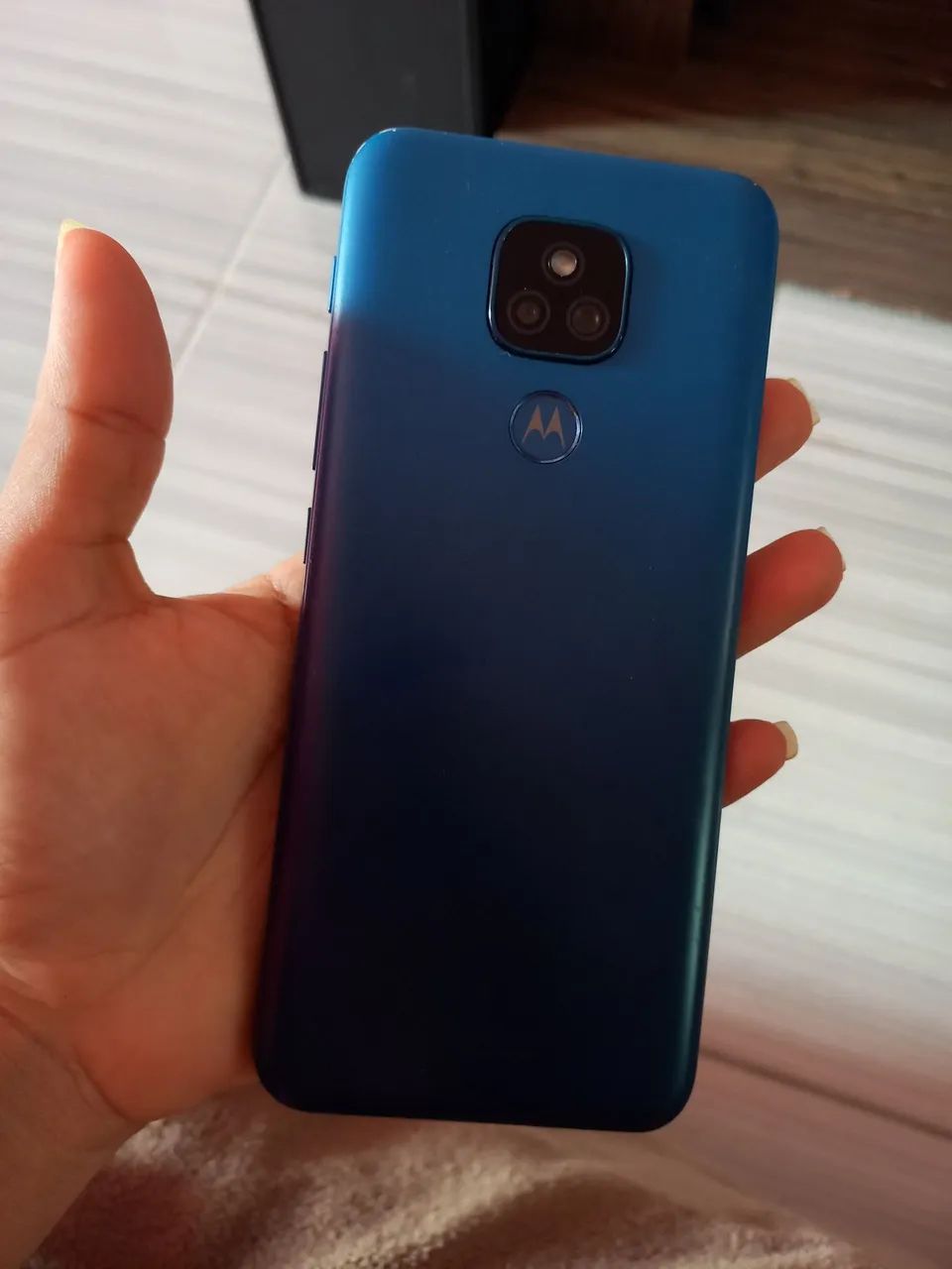 Moto E7 Plus completo, caixa e acessórios - Foto 3