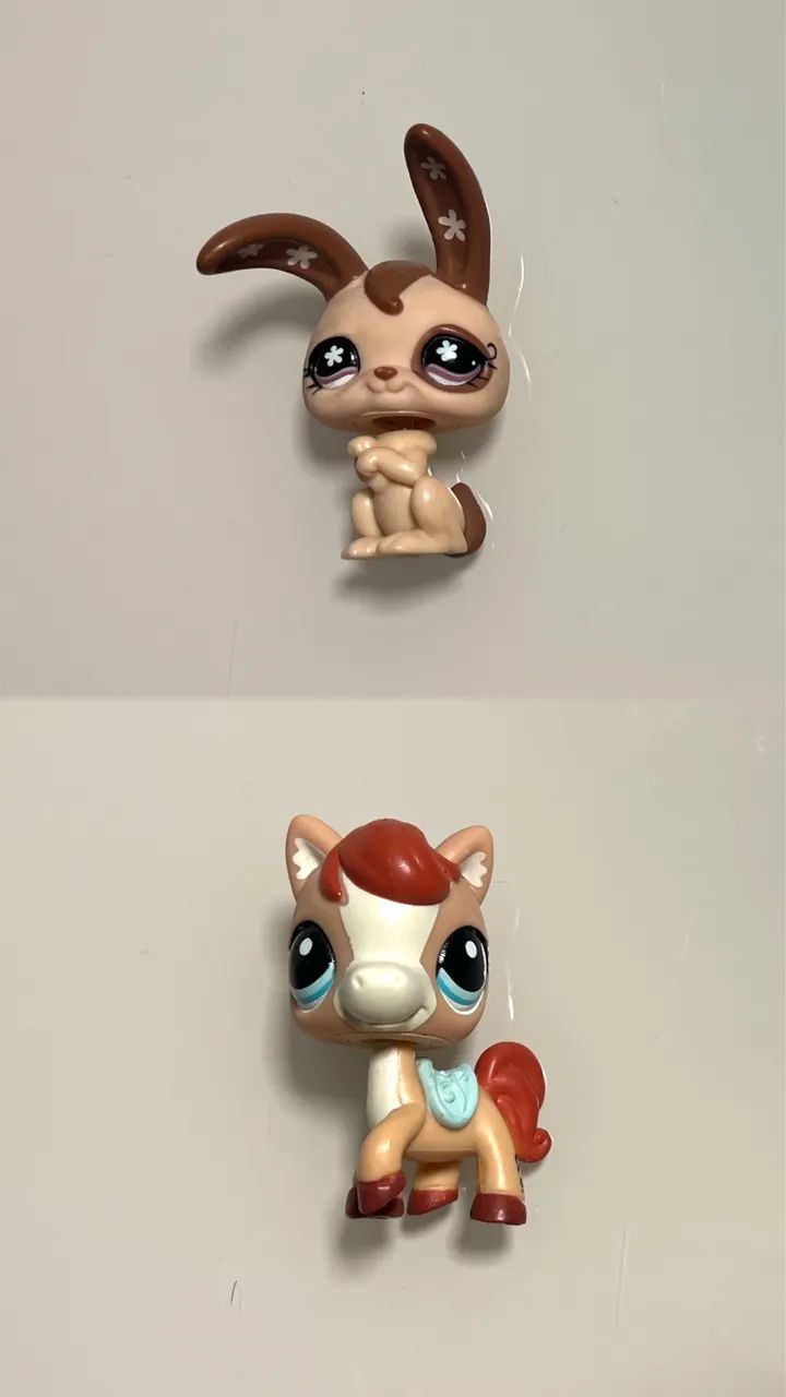 littlest pet shop - cavalo e coelho