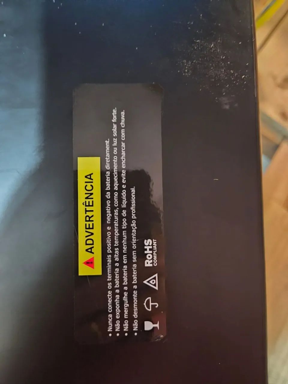 Bateria a lítio zerado nunca usada
