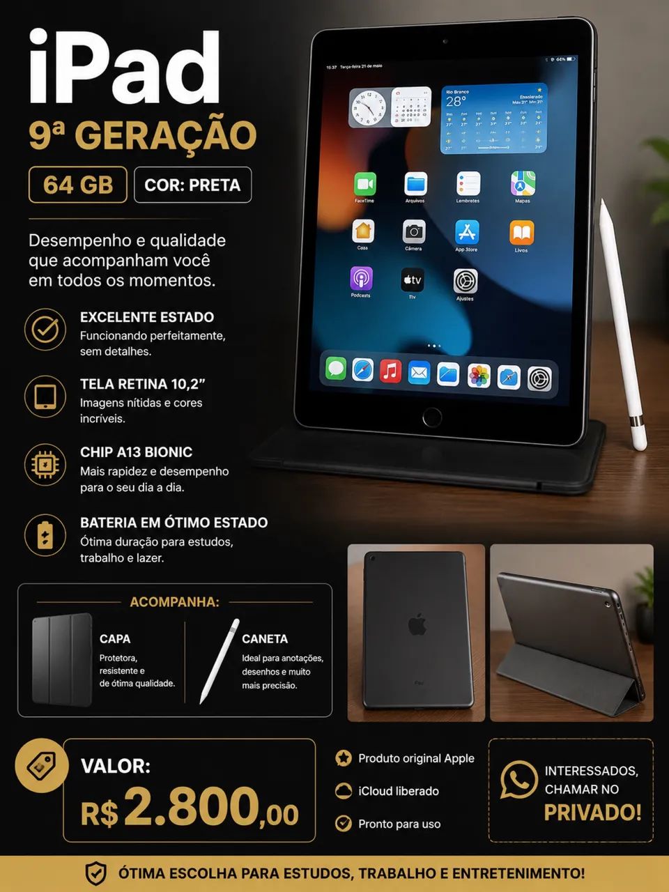 Ipad 9 geração 