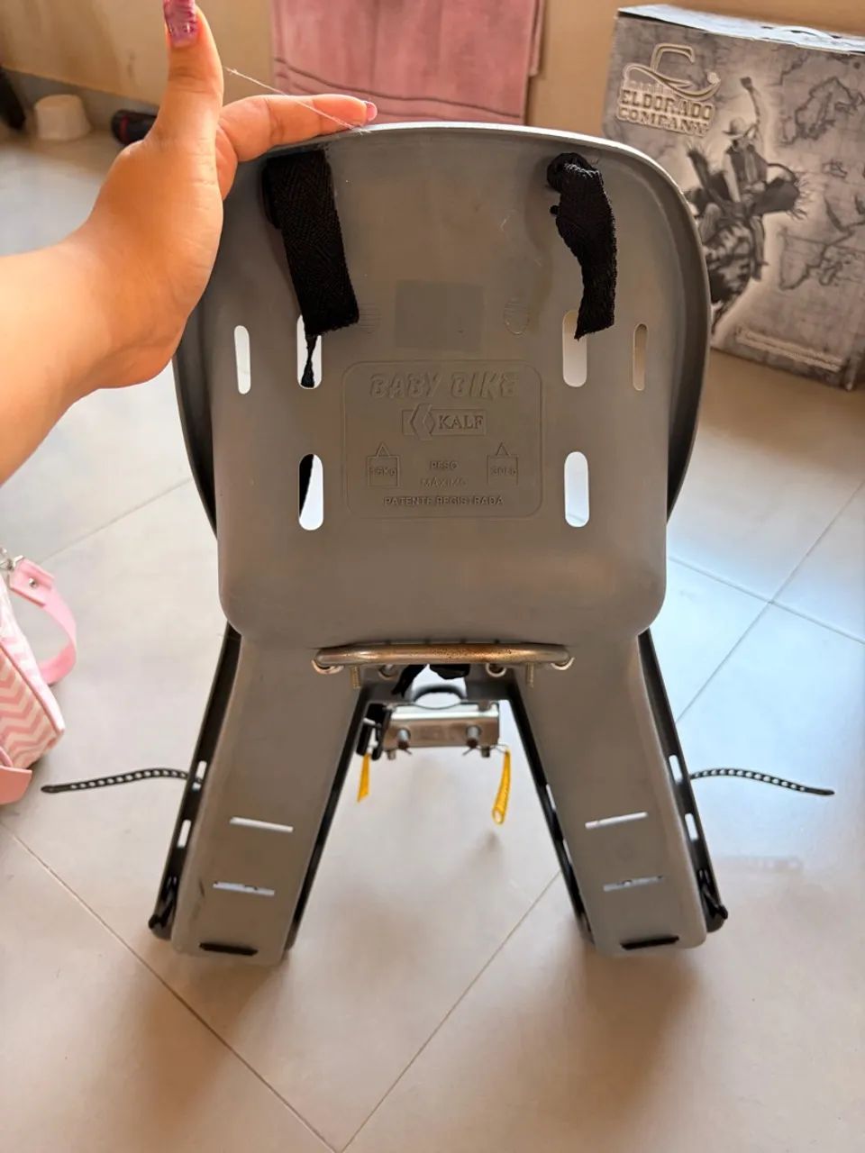 Cadeirinha bicicleta infantil  - Foto 4