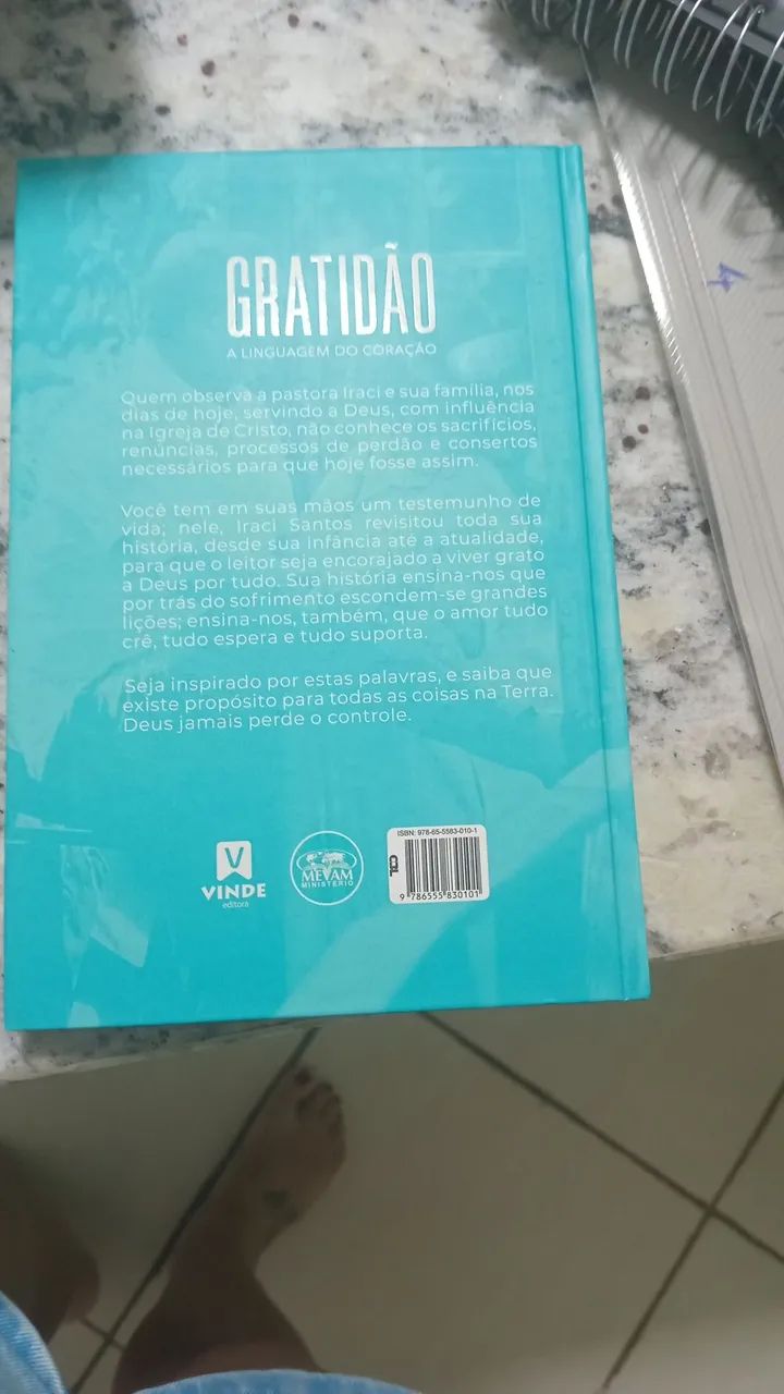 Livro gratidão Iraci  - Foto 2