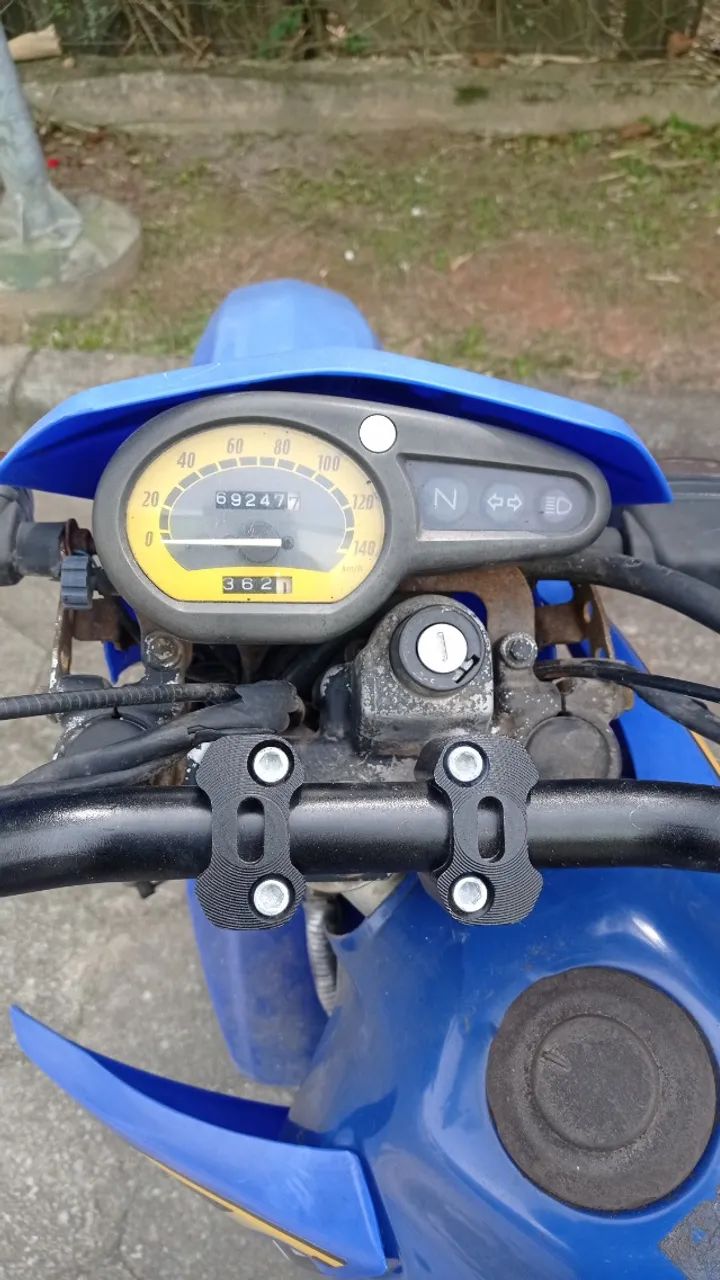 XTZ 125 e - 2003 Azul - Foto 3