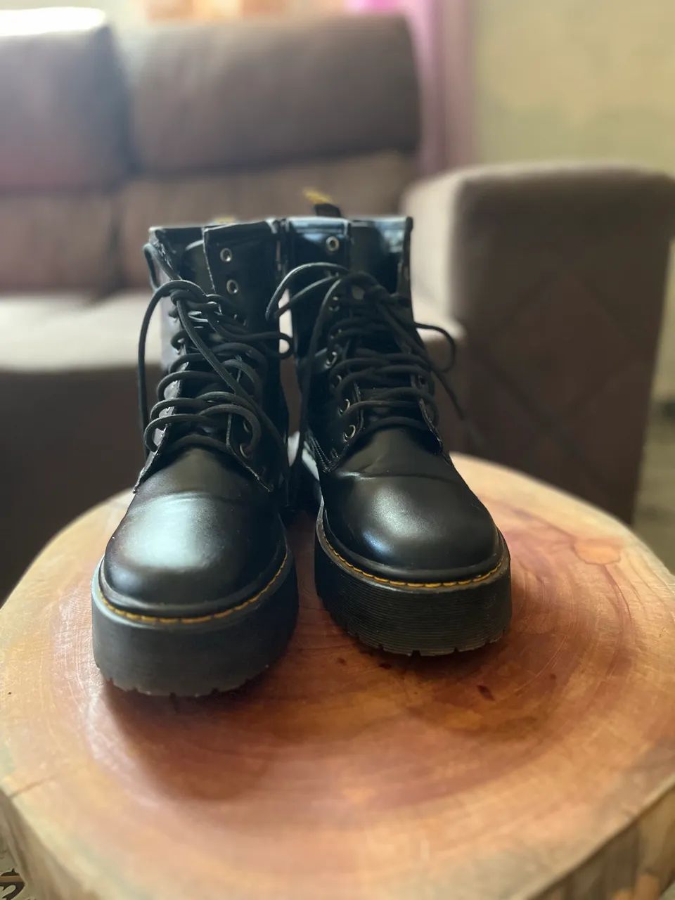 Coturno Estilo Inglês Clássico Preto - Foto 3