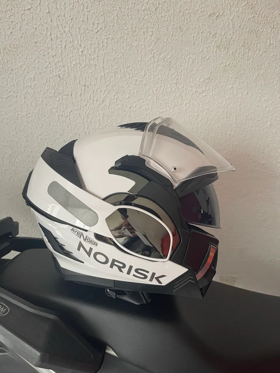 Capacete Norisk Avenger White - Foto 2