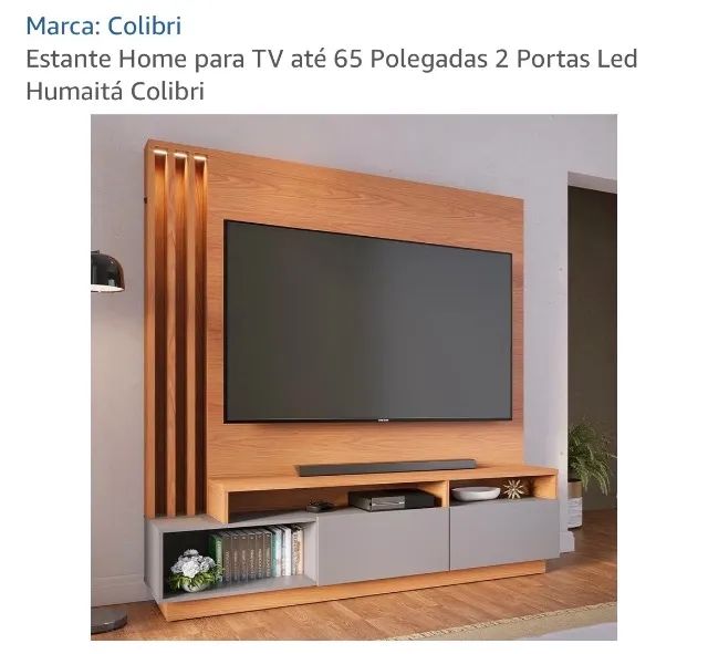Estante para TV Colibri Marrom