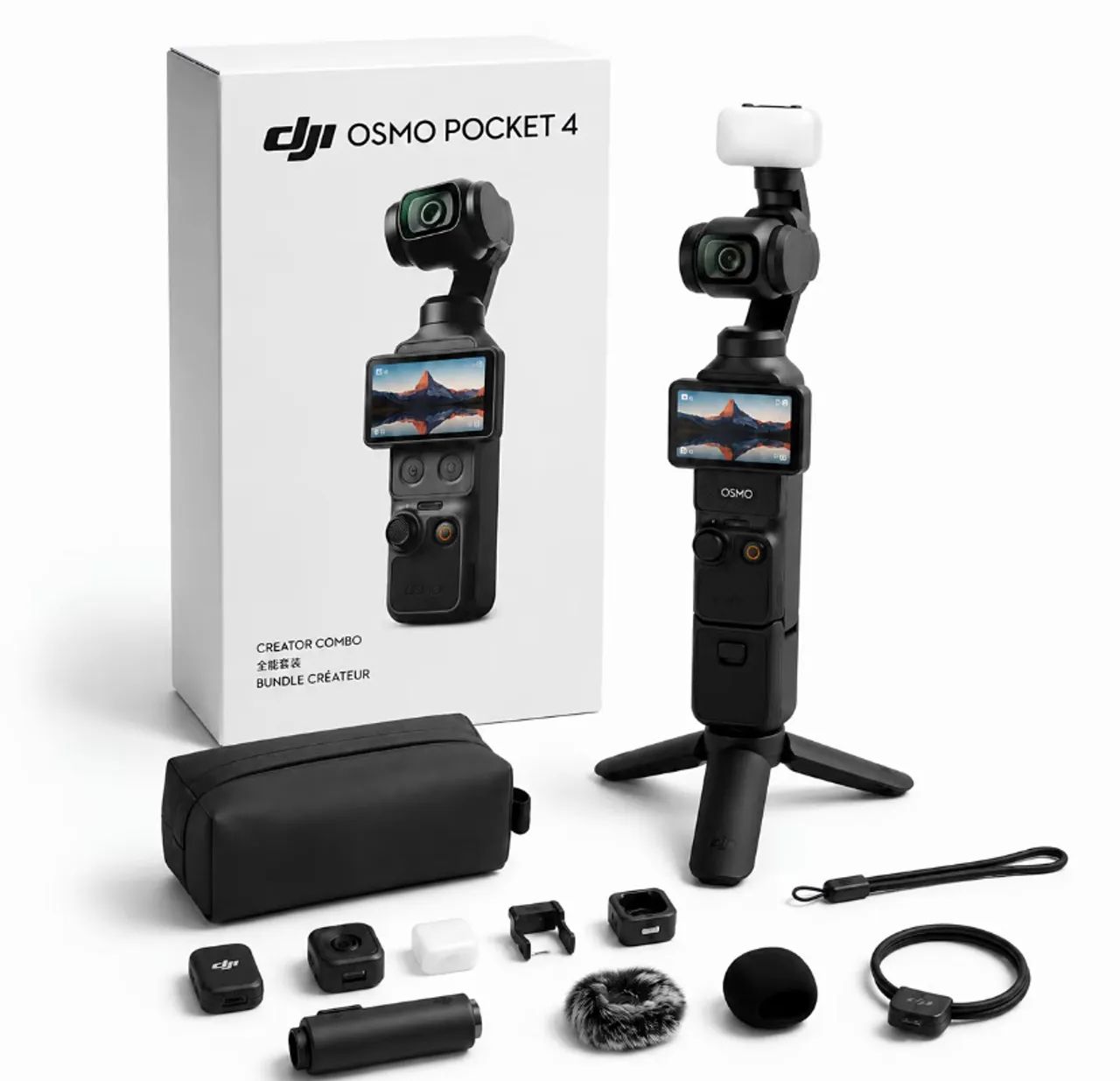 DJI Osmo Pocket 4 Creator Combo 4K - Câmeras e Filmadoras - Jardim