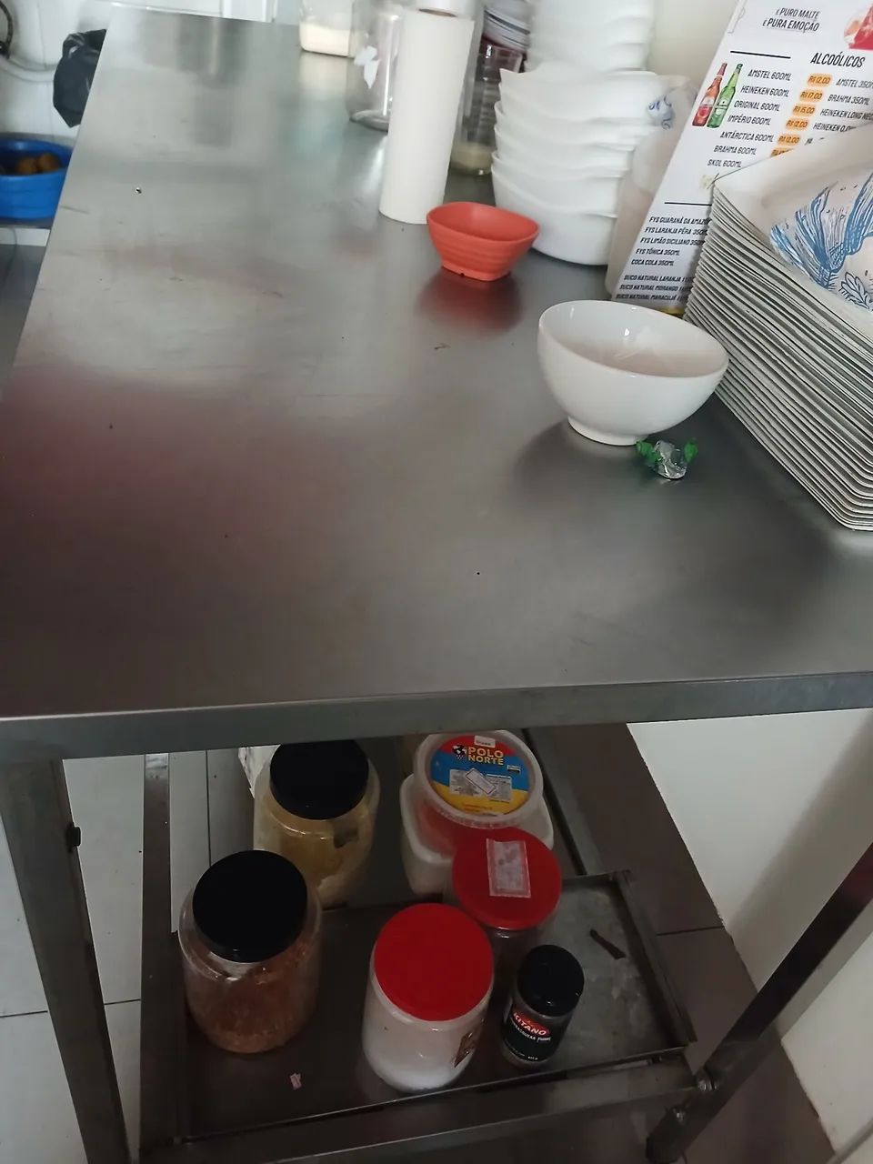 Bancadas inox