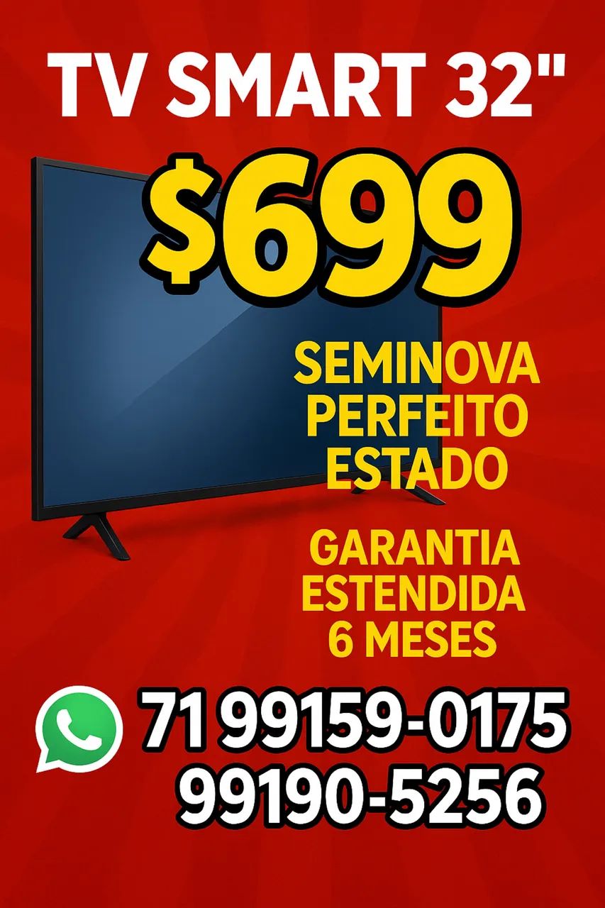 Tv smart 32 zerada - Foto 3
