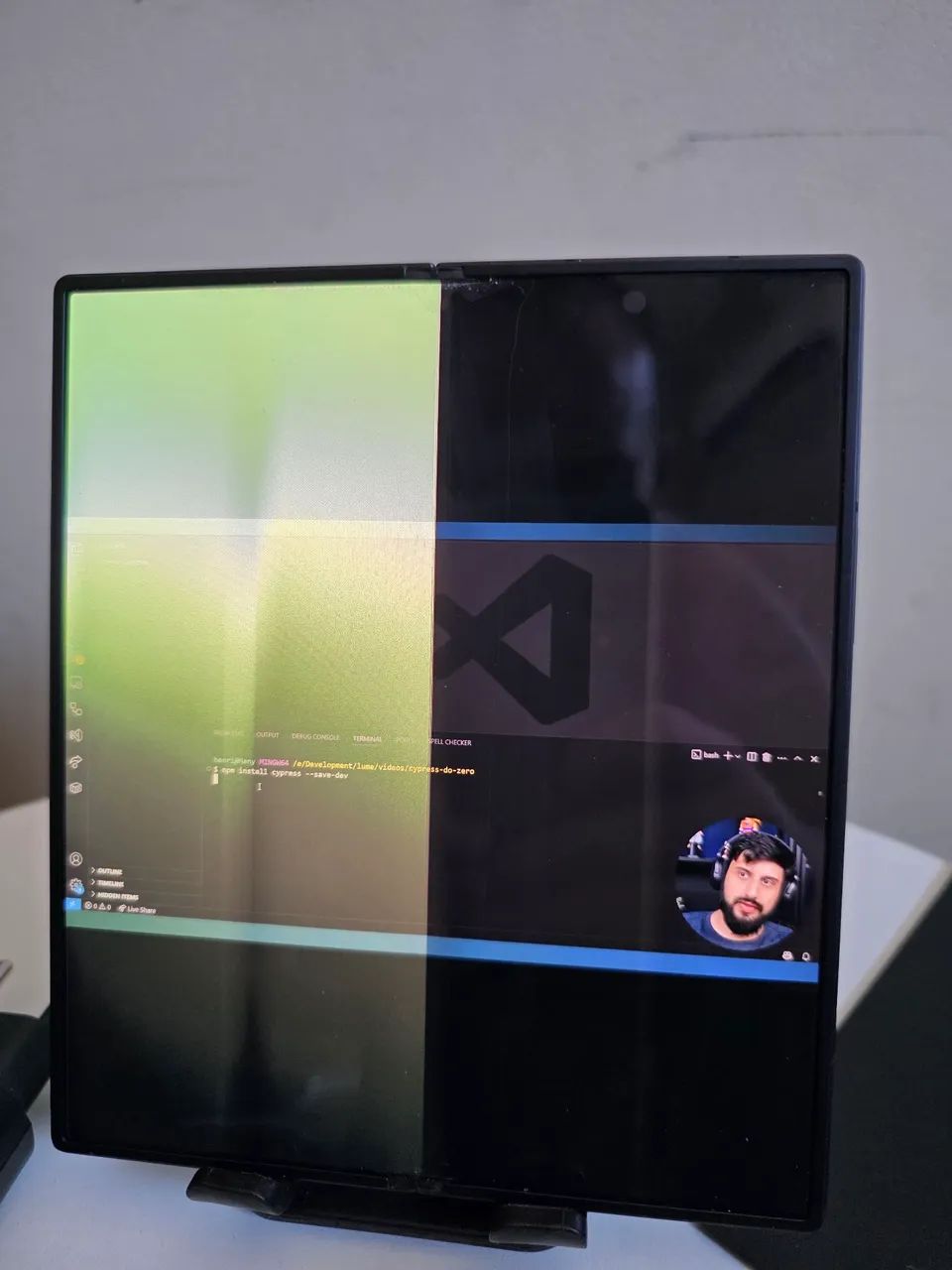 Z Fold 6 Tela interna danificada