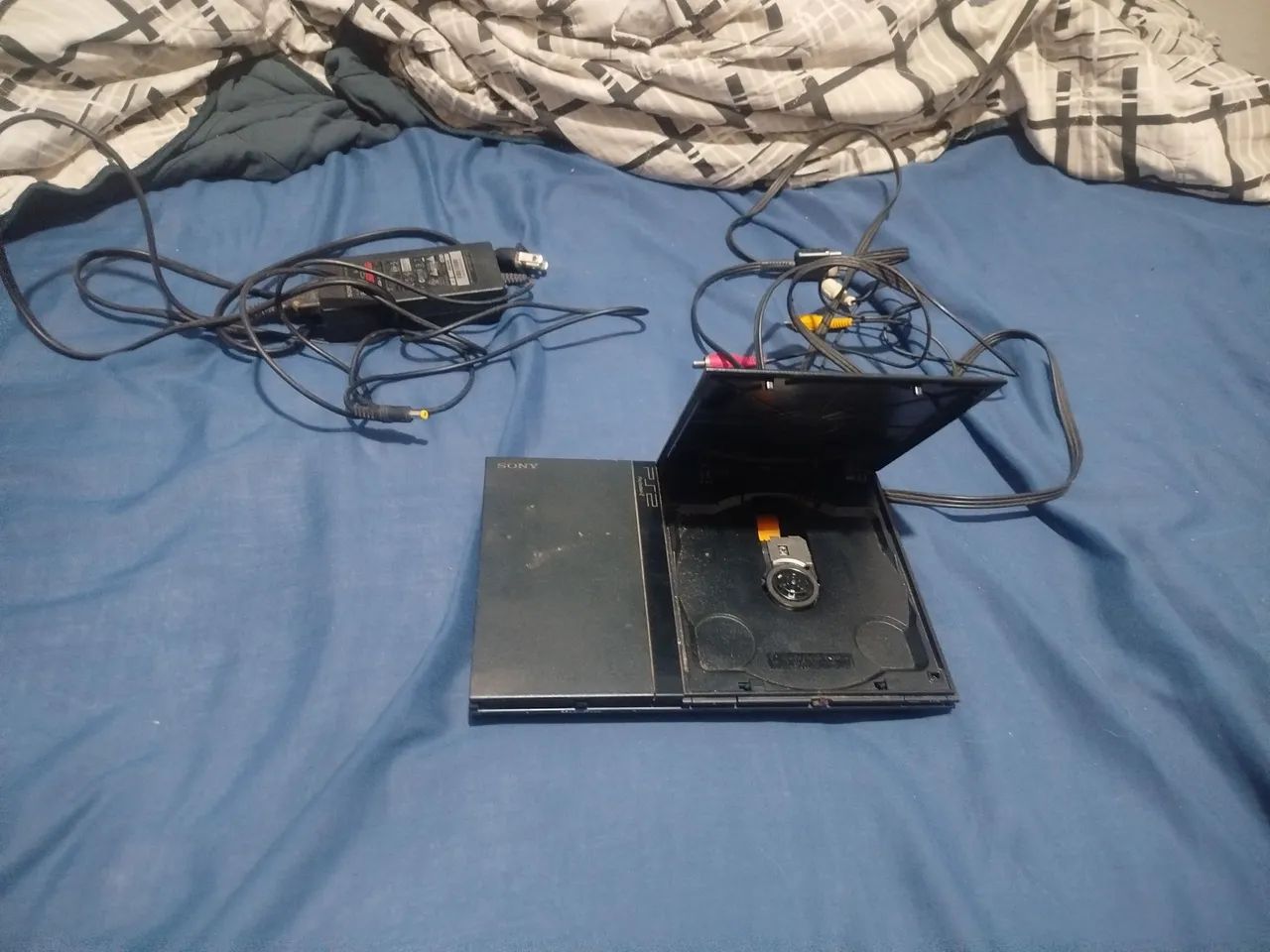 PS2, original e travado  - Foto 4