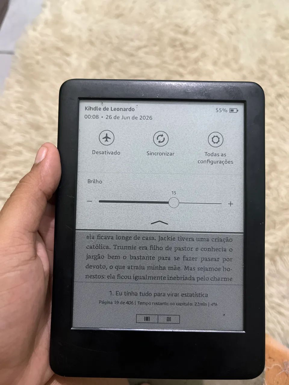 Kindle para retirada de peças 