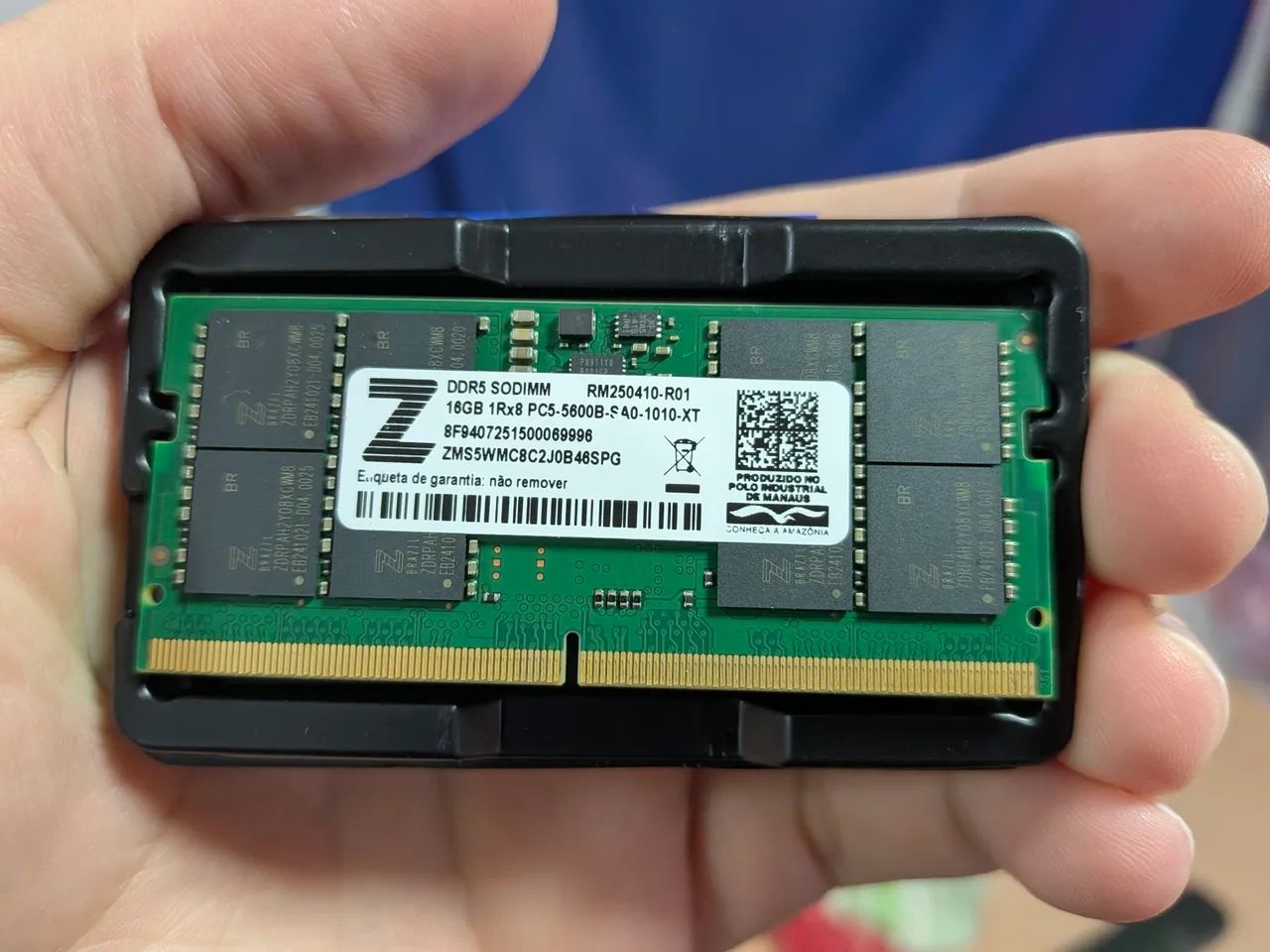 Memória RAM 16GB DDR5 5600MHz SODIMM Zilia (Original Lenovo