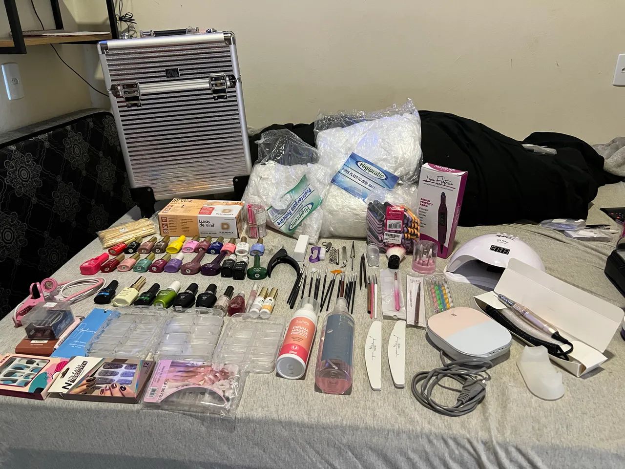 Kit completo manicure nail designer 