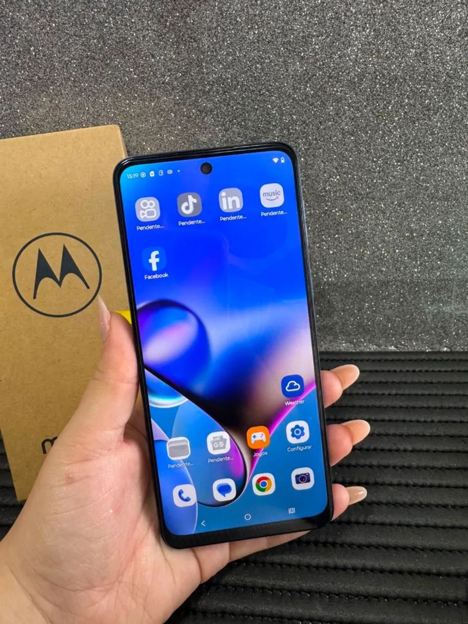 MOTOROLA G35 5G AZUL 8/256GB - Foto 4