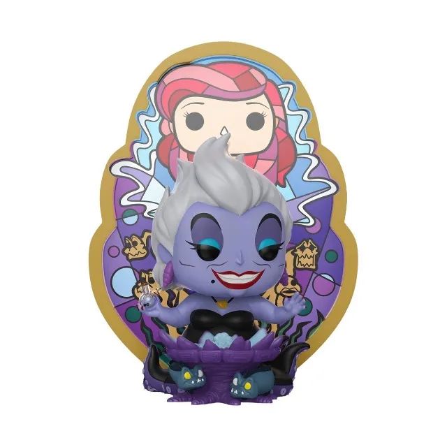 Funko Pop Deluxe Ursula Vitral #1638 - A Pequena Sereia Original Disney - Foto 2