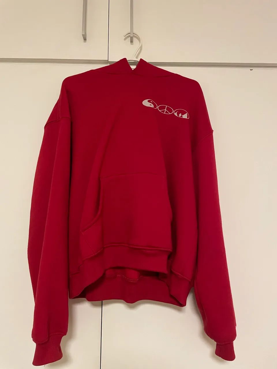 Moletom sow supply vermelho Boxy