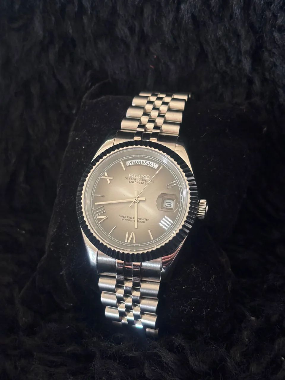 Relógio Seiko Mod Date Just Prata  - Foto 5
