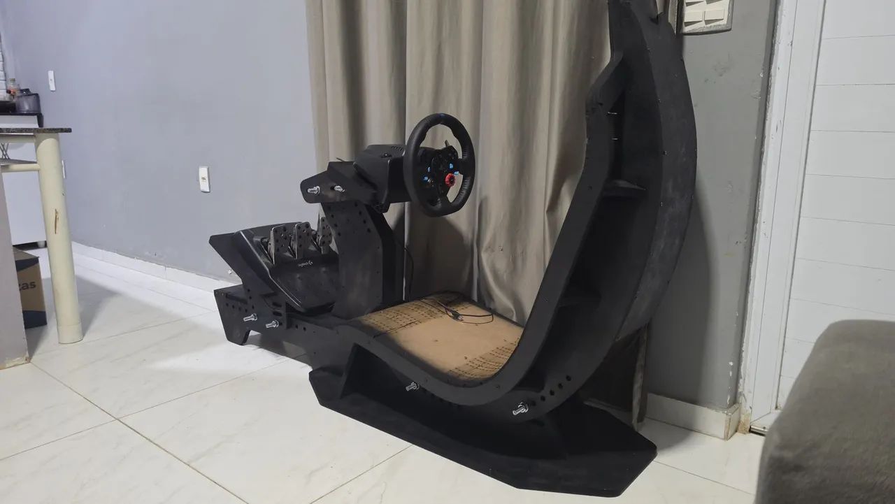 Kit g29 logitech vol + pedais+cockpit - Foto 3